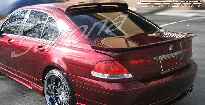 Custom BMW 7 Series Roof Wing  Sedan (2002 - 2008) - $370.00 (Manufacturer Sarona, Part #BM-015-RW)